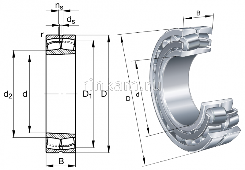 153632 Н импорт SKF (22332.CCK.W33)