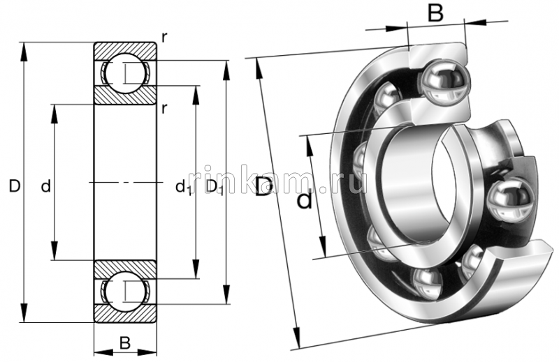 П 25х56х12 импорт SKF (BB13096)