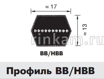 Ремень BB-4514Lw/4445Li/BB175/4555La CONTITECH