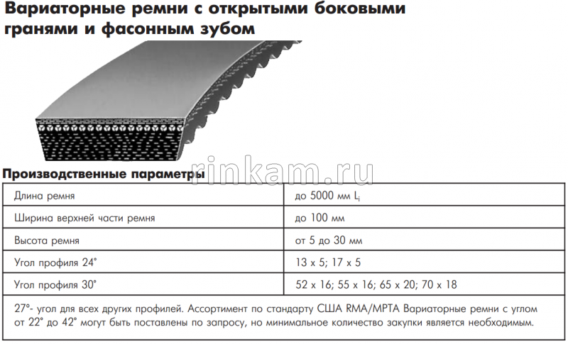 Ремень 22х8-900Li CONTITECH вариат.