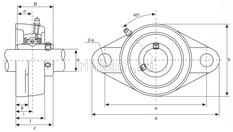 UCFL 206 импорт SKF (FYTB30.TF)