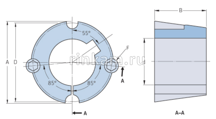 Втулка PHF TB2517х48 OPTIBELT