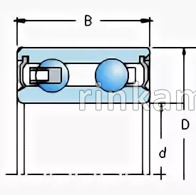 П 30х47х18 2RS NIS (DAC304718.2RDD)