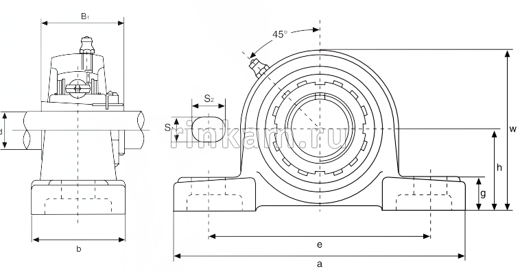 UKP 311 J импорт KOYO (фир.KOYO)