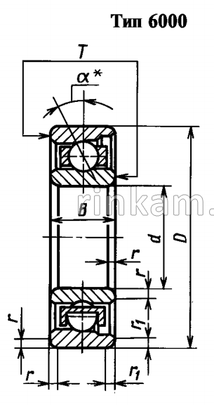 6008 импорт SKF (E8)