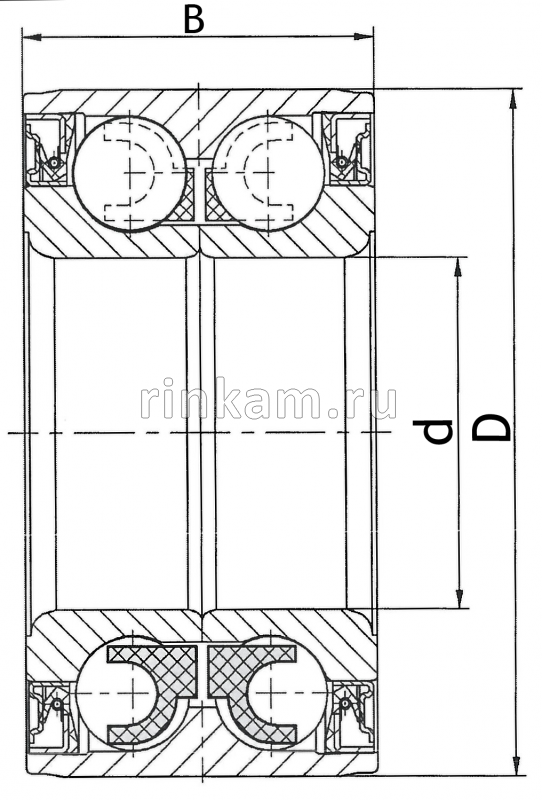 256708 импорт SKF (BAHB 311424.B) (фир.SKF)