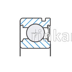 П 25х60х27 импорт TOYOTA (90363-25060, B25-163.ZNX/C3) (фир.TOYOTA)