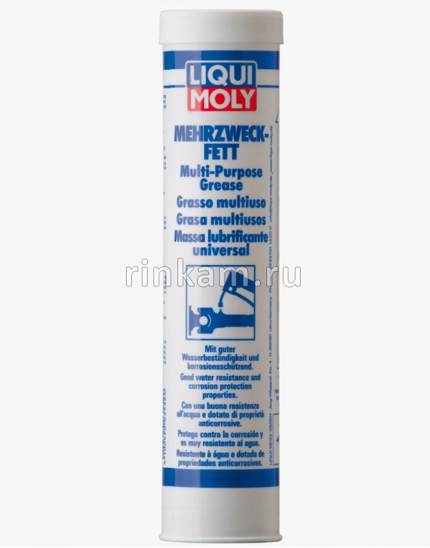 Смазка шрусов (0,4кг) Mehrzweckfett 3552 пластич. жел.-кор.цв. 20С÷125С NLGI-2 LIQUI MOLY