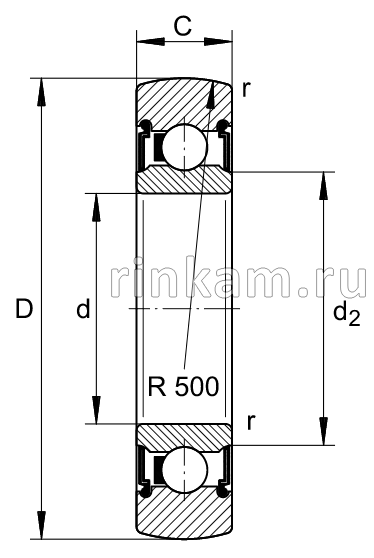 LR 205 NPP.U импорт FAG (LR205.2RSR)