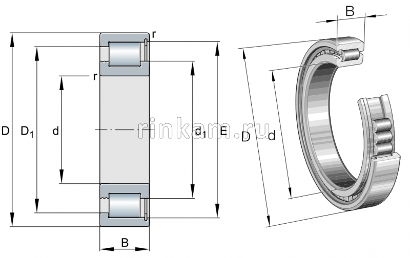 BC1B 322201B импорт SKF (F19033)