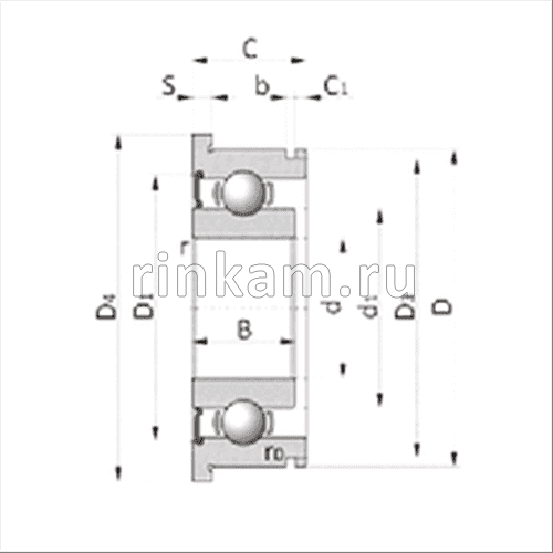 П 35х77/83х23,5 импорт SNR (AB41659S01)