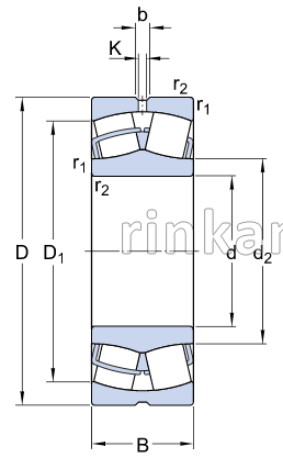 BS2B 321642B импорт SKF