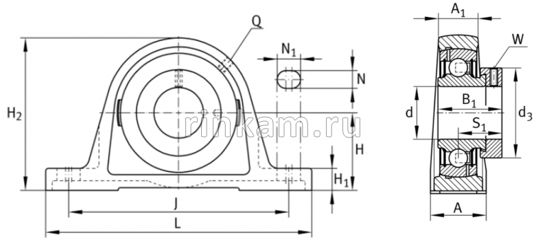 YET 208 в корпусе P208 импорт INA (SAP208, PASE40.N, GRAE40.XL.KRR.B+ASE08)