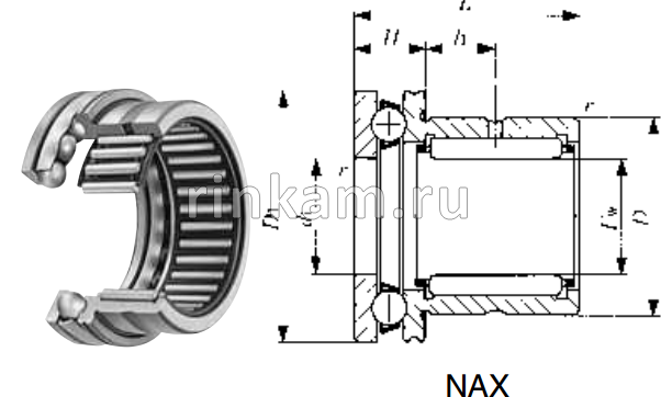 564805 импорт IKO (NAX3030)