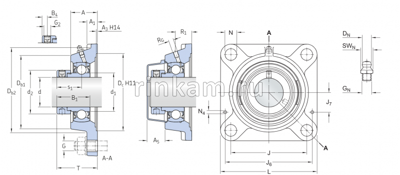 YET 207 в корпусе F207 импорт ISB (SAF207, FY35.FM, PCJ35.N)