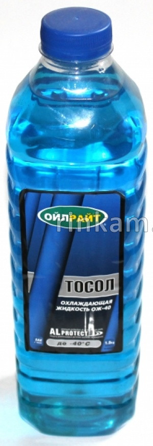 Антифриз (1,5кг) Тосол-40 жидкость OILRIGHT