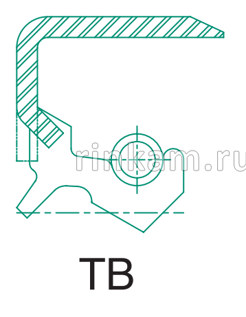Сальник 44,45х60,3х7,92 (тип:TB)