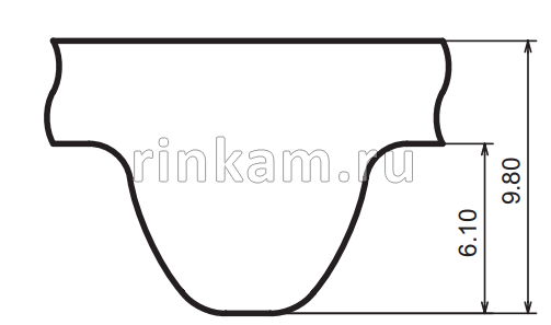 Ремень C14M (CTD,G14M) 1190 шир.68мм L=1190мм MITSUBOSHI