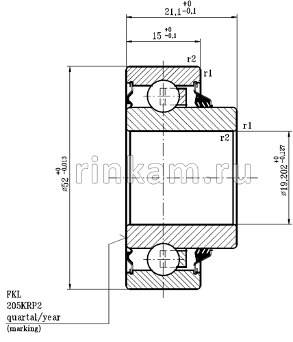 205 KRP2 импорт SKF