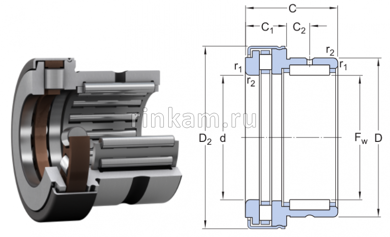 NKXR 35 Z.XL импорт INA