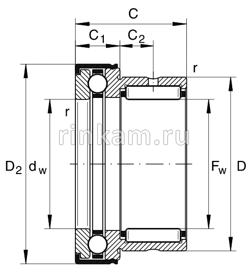 NKX 50 Z импорт NTN (фир.NTN)