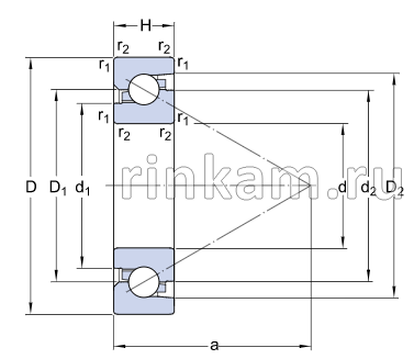 30TAC62 CDDGSUHPN7C импорт NSK (фир.NSK)