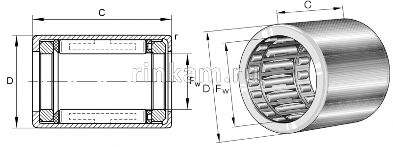 Муфта обгонная HFL 2530 импорт INA