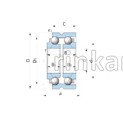 П 130х166х34 импорт NSK (BD130-1SA)