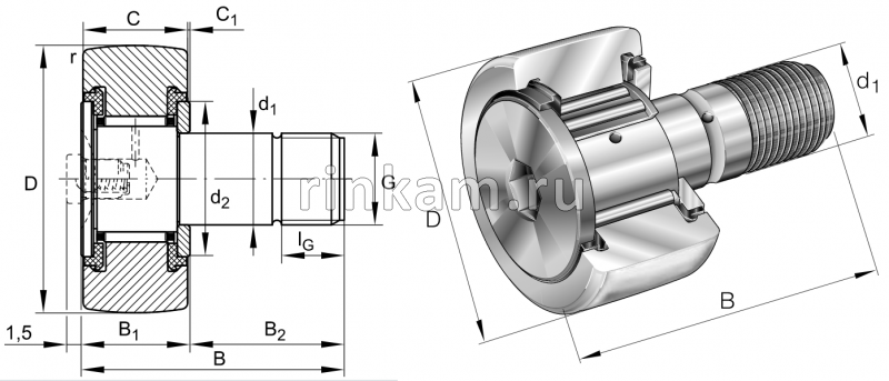 KR 62 PP импорт INA