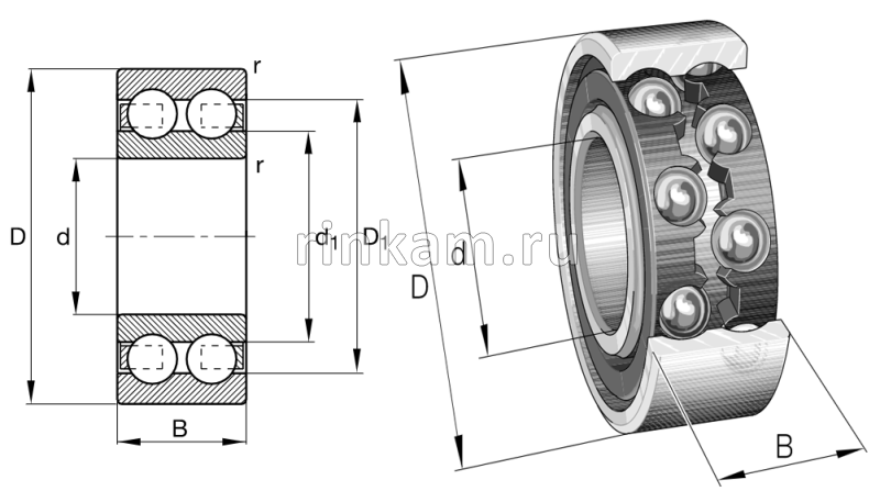 4207 A.2RS1.TN9 импорт SKF