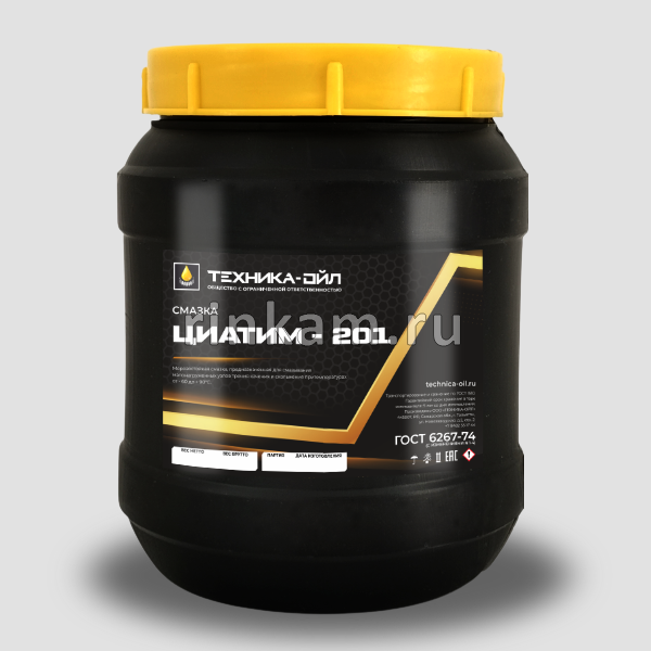 Смазка (0,8кг) ЦИАТИМ-201 пластич. -60С÷90С NLGI-2 ТЕХНИКА-ОЙЛ