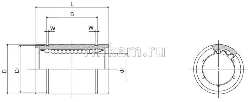 LM 80 UU (SM80.GUU,LBD80.UU)